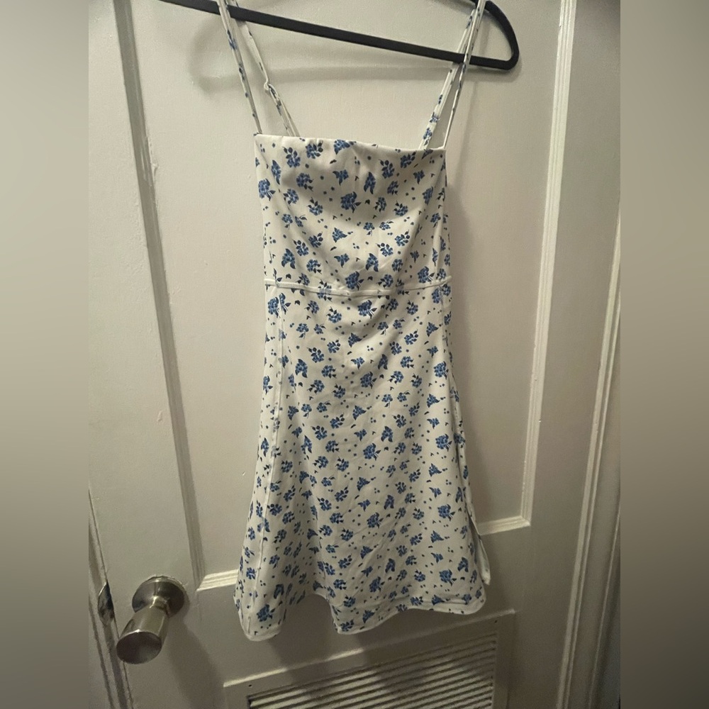 Logilates Floral Spaghetti Strap Dress